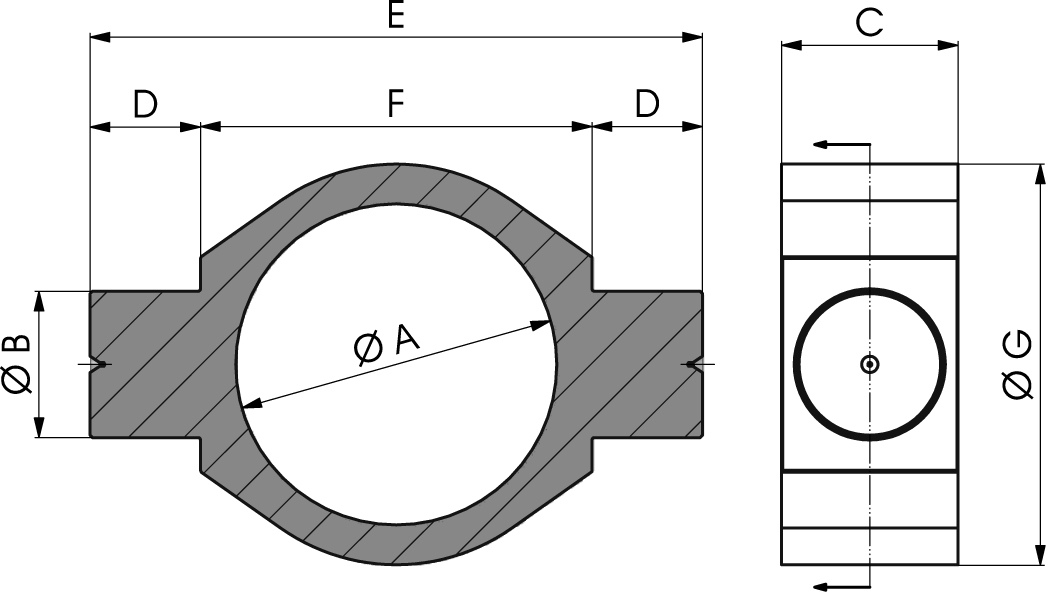 TILTING COLLAR WITH PIVOTS